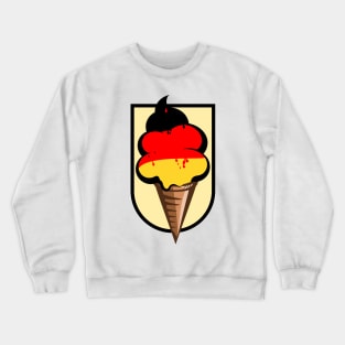 German flag funny ice cream Crewneck Sweatshirt